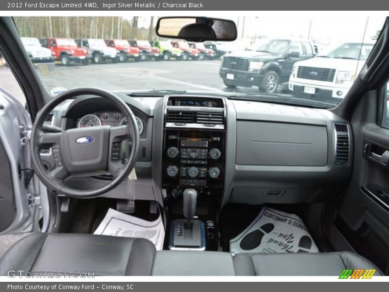 Ingot Silver Metallic / Charcoal Black 2012 Ford Escape Limited 4WD