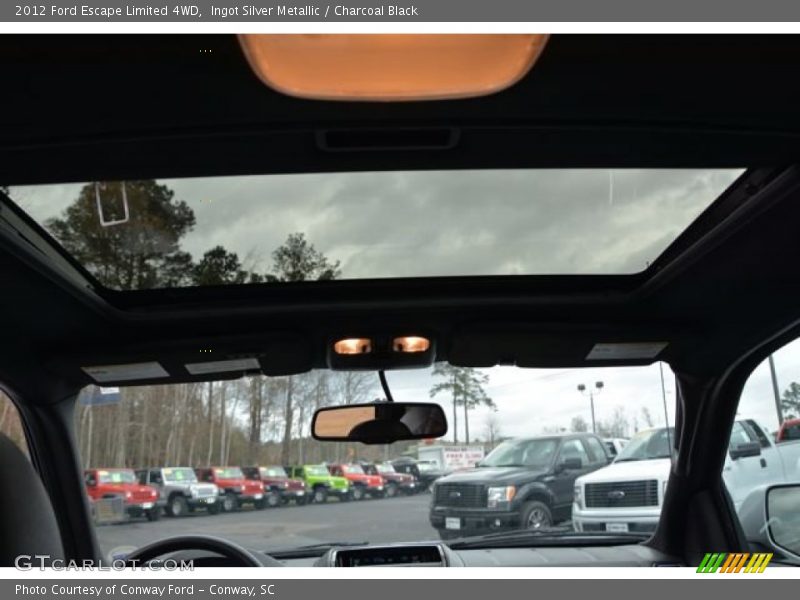 Ingot Silver Metallic / Charcoal Black 2012 Ford Escape Limited 4WD