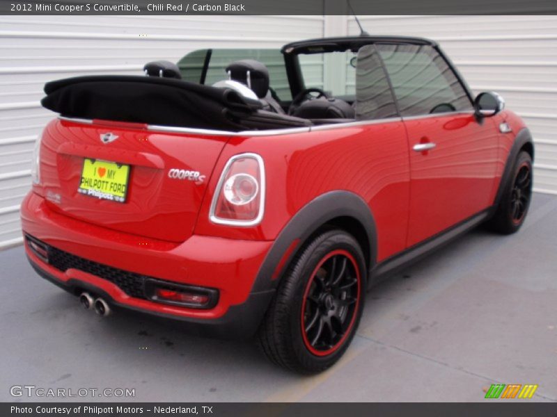 Chili Red / Carbon Black 2012 Mini Cooper S Convertible