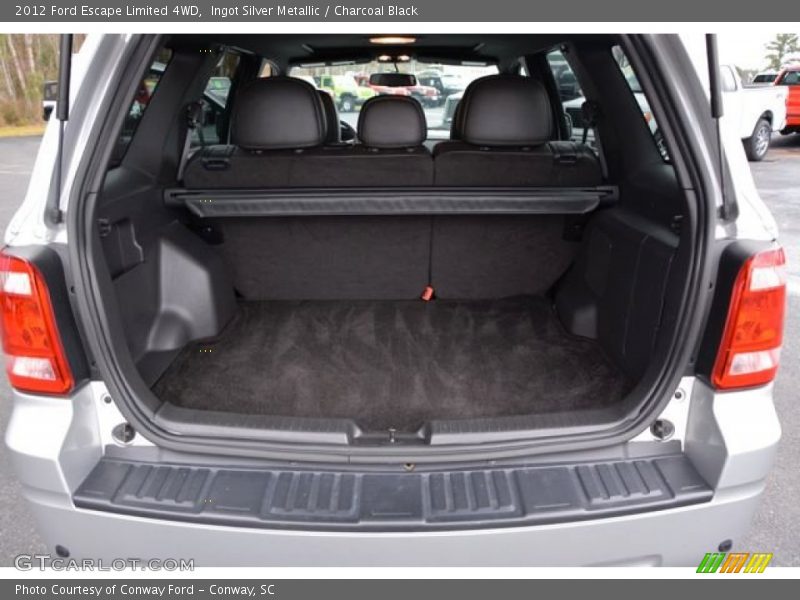 Ingot Silver Metallic / Charcoal Black 2012 Ford Escape Limited 4WD