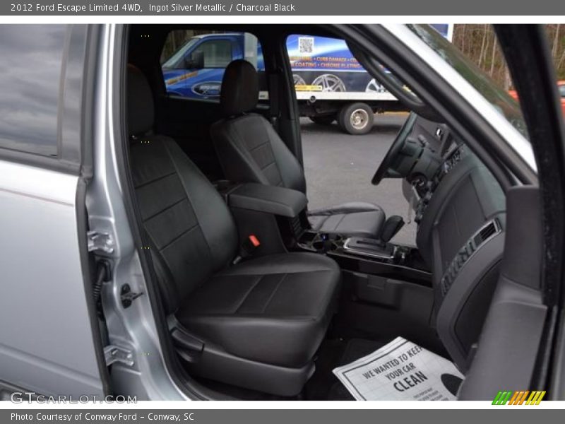Ingot Silver Metallic / Charcoal Black 2012 Ford Escape Limited 4WD