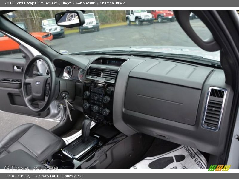 Ingot Silver Metallic / Charcoal Black 2012 Ford Escape Limited 4WD