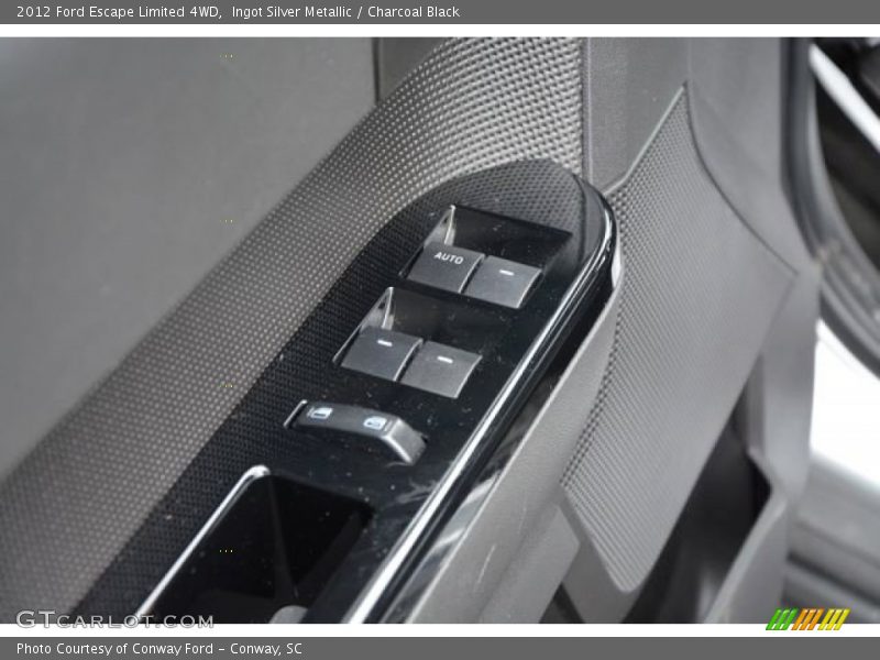Ingot Silver Metallic / Charcoal Black 2012 Ford Escape Limited 4WD