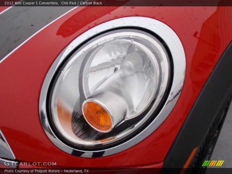 Chili Red / Carbon Black 2012 Mini Cooper S Convertible
