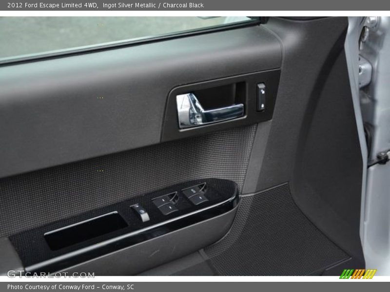 Ingot Silver Metallic / Charcoal Black 2012 Ford Escape Limited 4WD