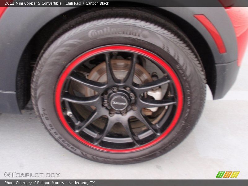 Chili Red / Carbon Black 2012 Mini Cooper S Convertible