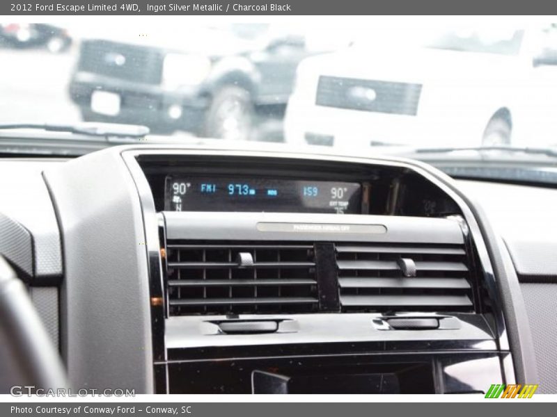 Ingot Silver Metallic / Charcoal Black 2012 Ford Escape Limited 4WD
