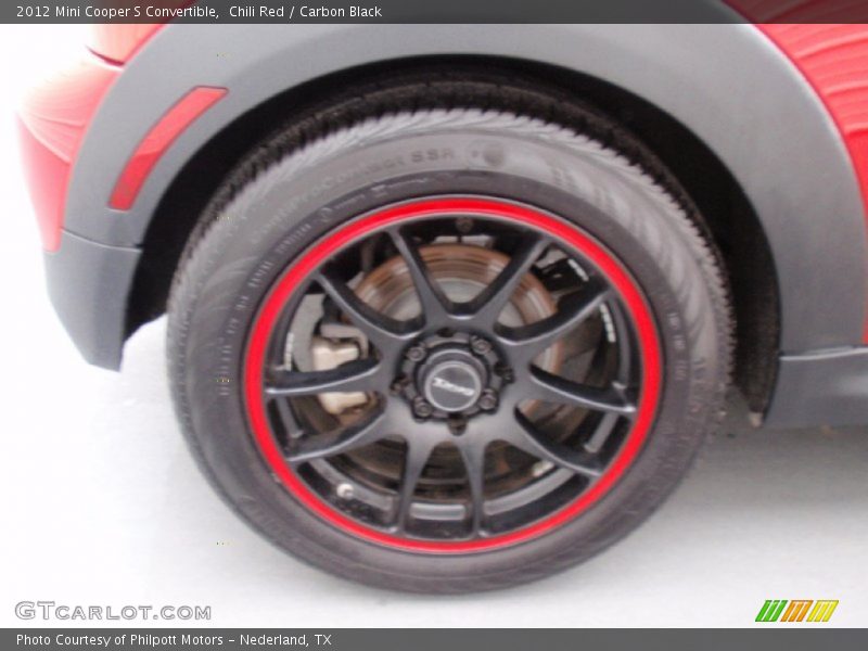Chili Red / Carbon Black 2012 Mini Cooper S Convertible