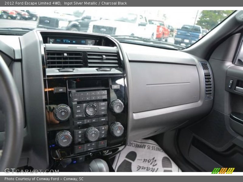 Ingot Silver Metallic / Charcoal Black 2012 Ford Escape Limited 4WD