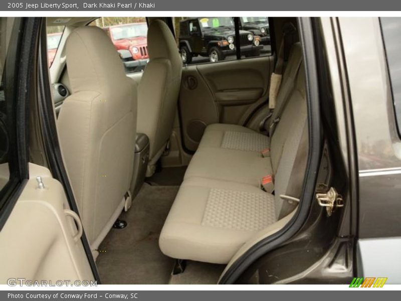 Dark Khaki Pearl / Khaki 2005 Jeep Liberty Sport