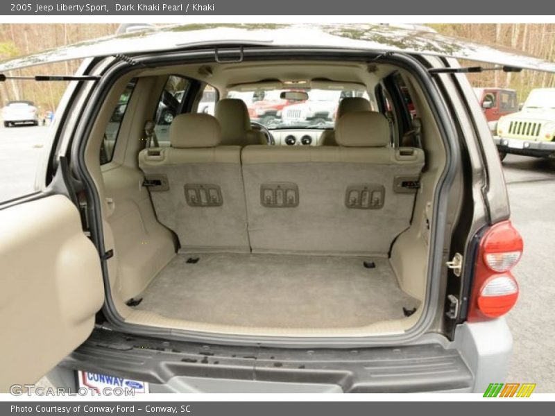 Dark Khaki Pearl / Khaki 2005 Jeep Liberty Sport