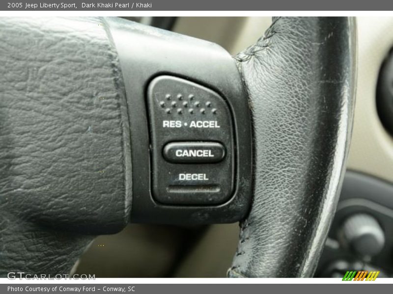 Dark Khaki Pearl / Khaki 2005 Jeep Liberty Sport