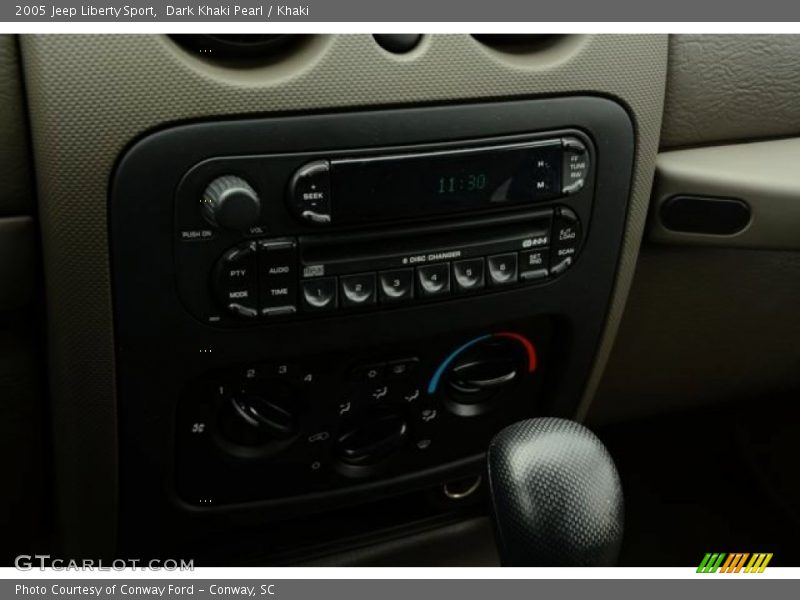 Dark Khaki Pearl / Khaki 2005 Jeep Liberty Sport