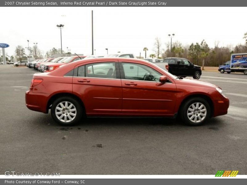 Inferno Red Crystal Pearl / Dark Slate Gray/Light Slate Gray 2007 Chrysler Sebring Sedan