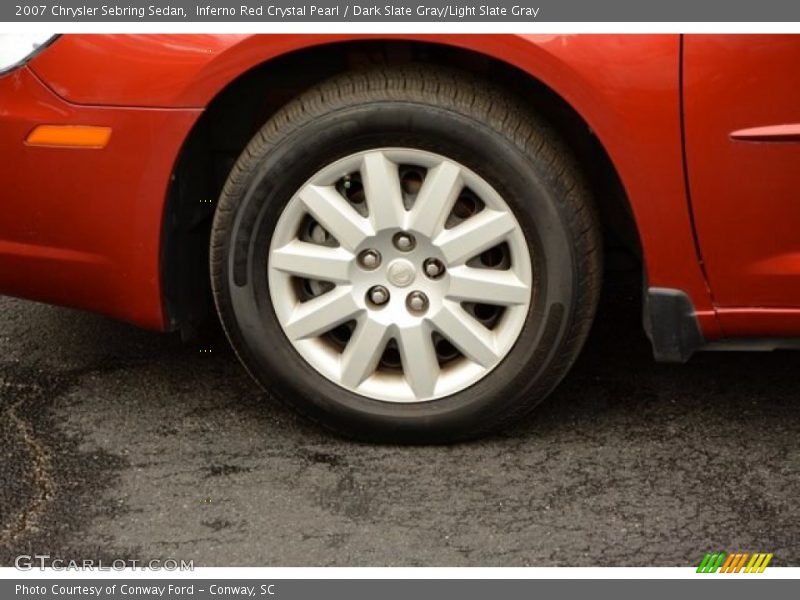 Inferno Red Crystal Pearl / Dark Slate Gray/Light Slate Gray 2007 Chrysler Sebring Sedan