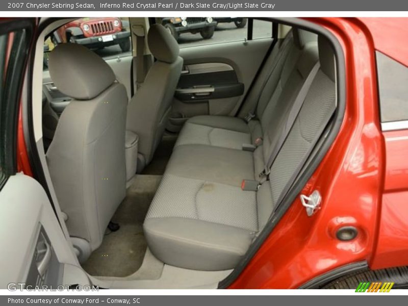 Inferno Red Crystal Pearl / Dark Slate Gray/Light Slate Gray 2007 Chrysler Sebring Sedan