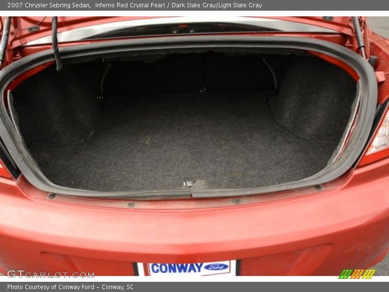 Inferno Red Crystal Pearl / Dark Slate Gray/Light Slate Gray 2007 Chrysler Sebring Sedan