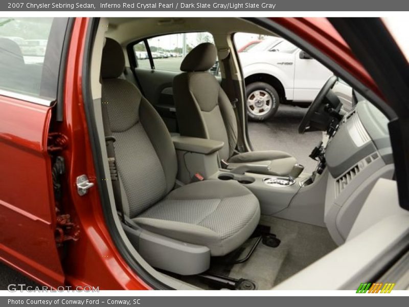 Inferno Red Crystal Pearl / Dark Slate Gray/Light Slate Gray 2007 Chrysler Sebring Sedan