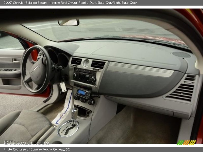 Inferno Red Crystal Pearl / Dark Slate Gray/Light Slate Gray 2007 Chrysler Sebring Sedan