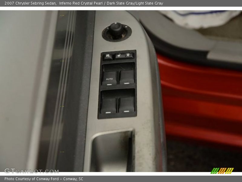 Inferno Red Crystal Pearl / Dark Slate Gray/Light Slate Gray 2007 Chrysler Sebring Sedan