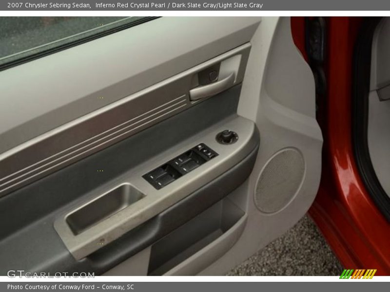Inferno Red Crystal Pearl / Dark Slate Gray/Light Slate Gray 2007 Chrysler Sebring Sedan