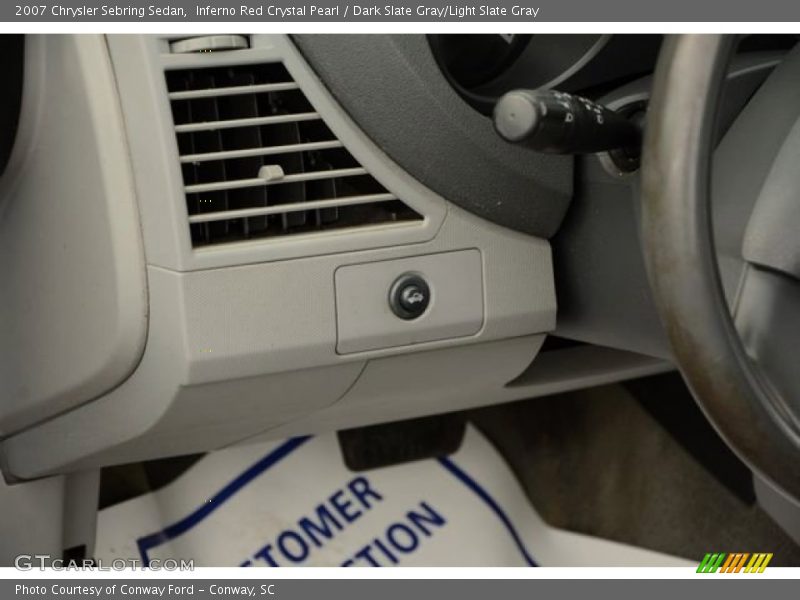 Inferno Red Crystal Pearl / Dark Slate Gray/Light Slate Gray 2007 Chrysler Sebring Sedan