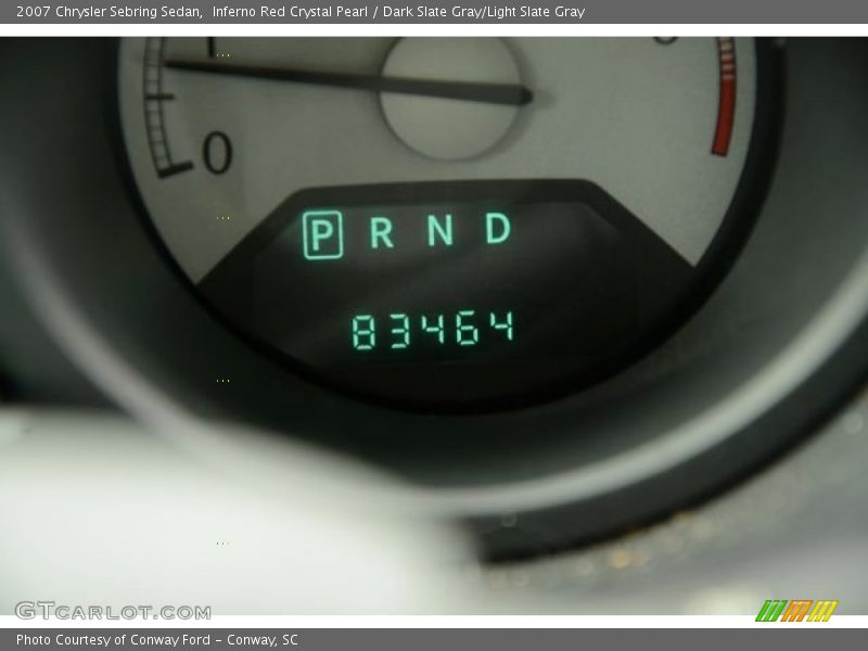 Inferno Red Crystal Pearl / Dark Slate Gray/Light Slate Gray 2007 Chrysler Sebring Sedan