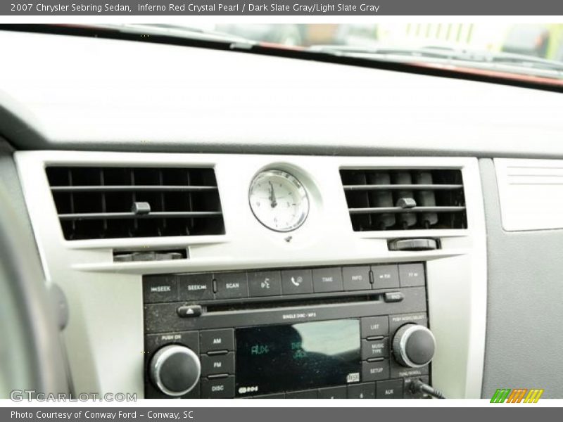 Inferno Red Crystal Pearl / Dark Slate Gray/Light Slate Gray 2007 Chrysler Sebring Sedan
