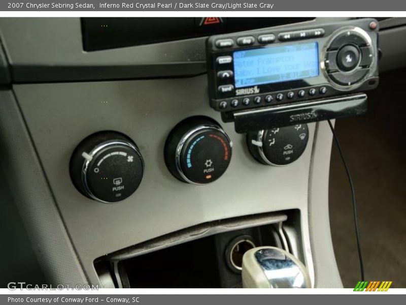 Inferno Red Crystal Pearl / Dark Slate Gray/Light Slate Gray 2007 Chrysler Sebring Sedan