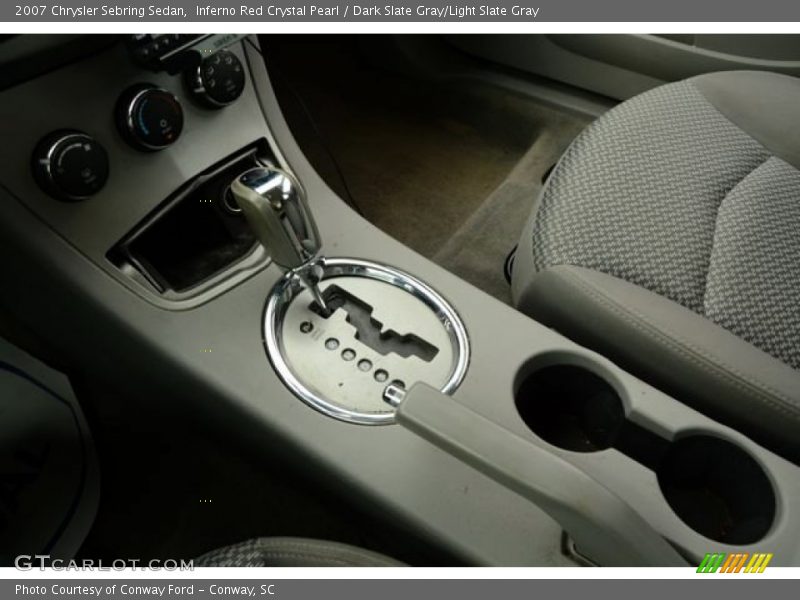 Inferno Red Crystal Pearl / Dark Slate Gray/Light Slate Gray 2007 Chrysler Sebring Sedan
