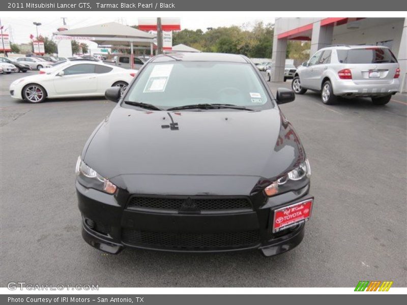 Tarmac Black Pearl / Black 2011 Mitsubishi Lancer GTS