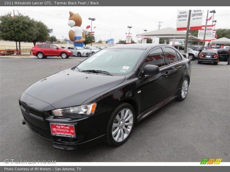 Tarmac Black Pearl / Black 2011 Mitsubishi Lancer GTS