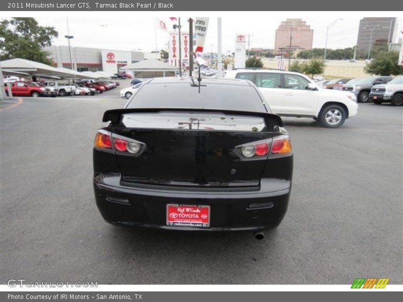 Tarmac Black Pearl / Black 2011 Mitsubishi Lancer GTS