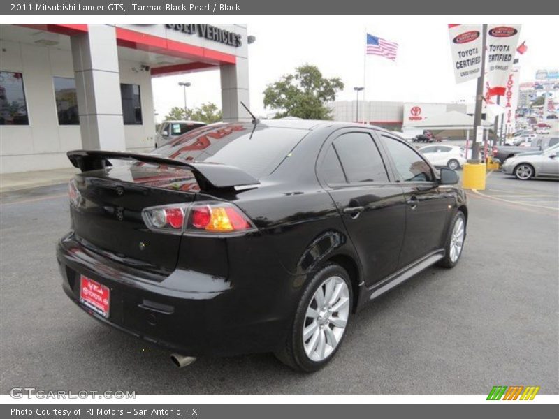 Tarmac Black Pearl / Black 2011 Mitsubishi Lancer GTS