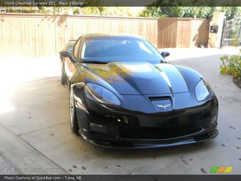 Black / Ebony 2009 Chevrolet Corvette ZR1
