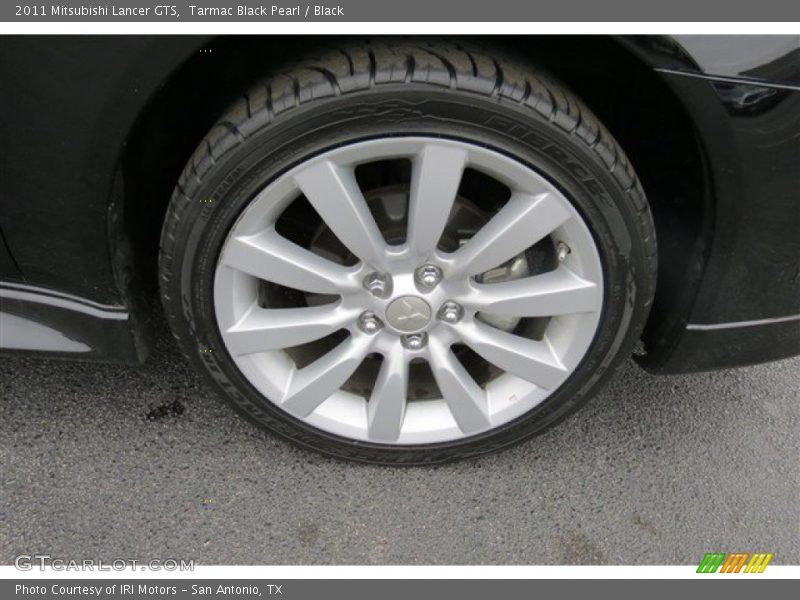 Tarmac Black Pearl / Black 2011 Mitsubishi Lancer GTS