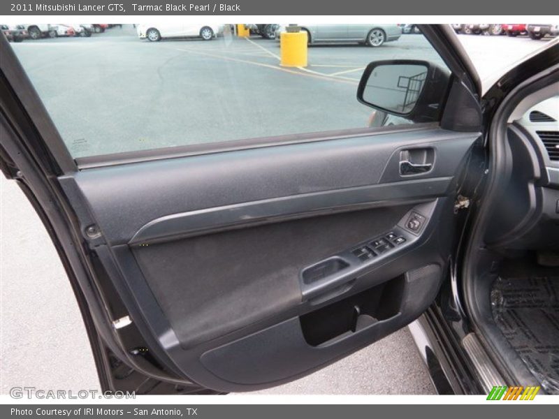 Tarmac Black Pearl / Black 2011 Mitsubishi Lancer GTS