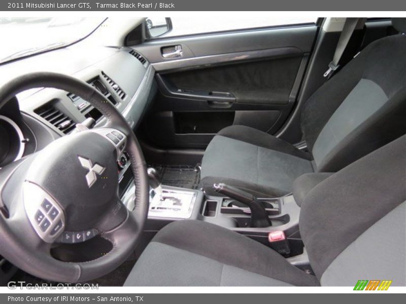 Tarmac Black Pearl / Black 2011 Mitsubishi Lancer GTS