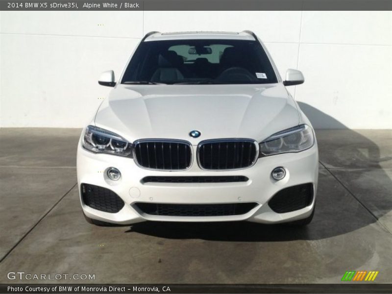 Alpine White / Black 2014 BMW X5 sDrive35i