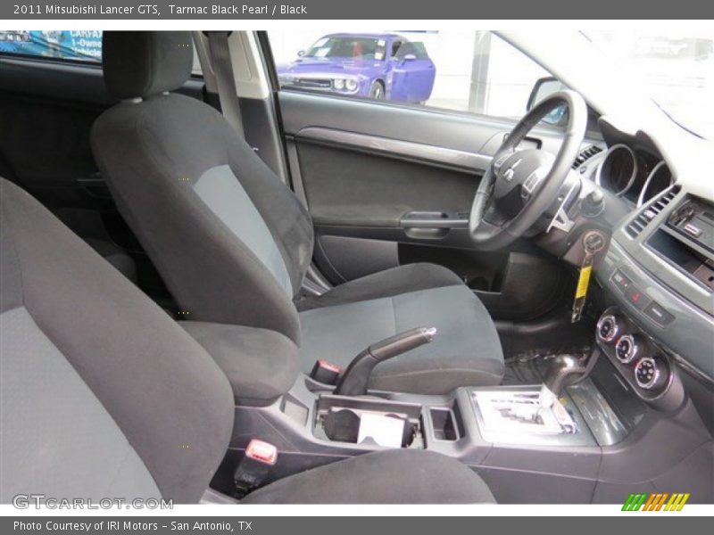 Tarmac Black Pearl / Black 2011 Mitsubishi Lancer GTS
