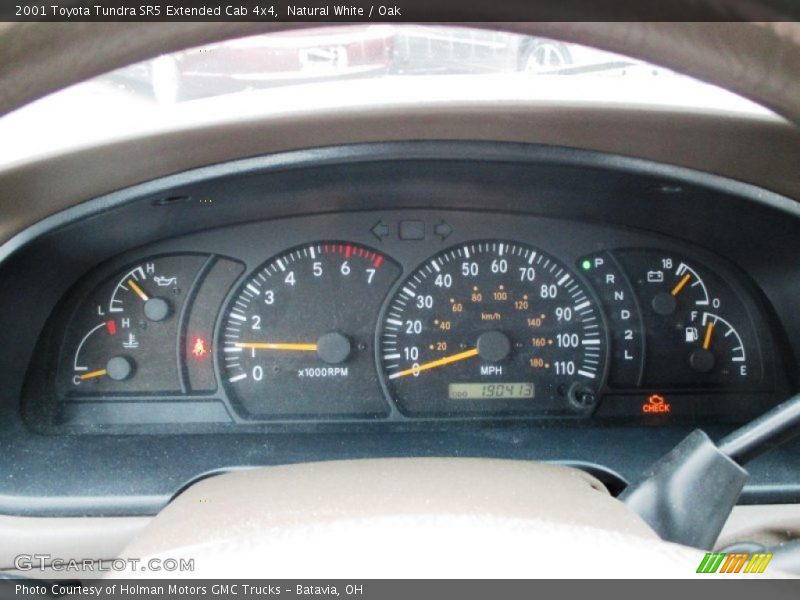 Natural White / Oak 2001 Toyota Tundra SR5 Extended Cab 4x4