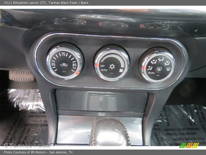Tarmac Black Pearl / Black 2011 Mitsubishi Lancer GTS