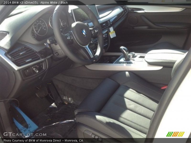 Alpine White / Black 2014 BMW X5 sDrive35i
