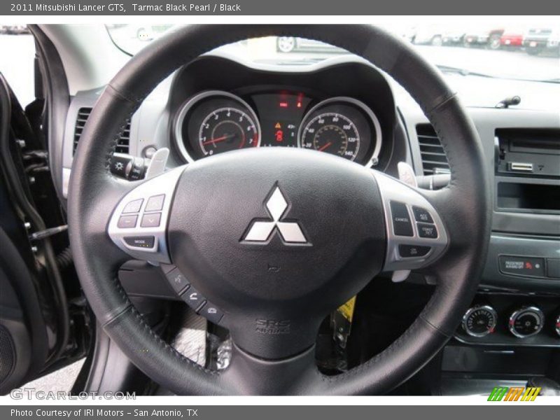 Tarmac Black Pearl / Black 2011 Mitsubishi Lancer GTS