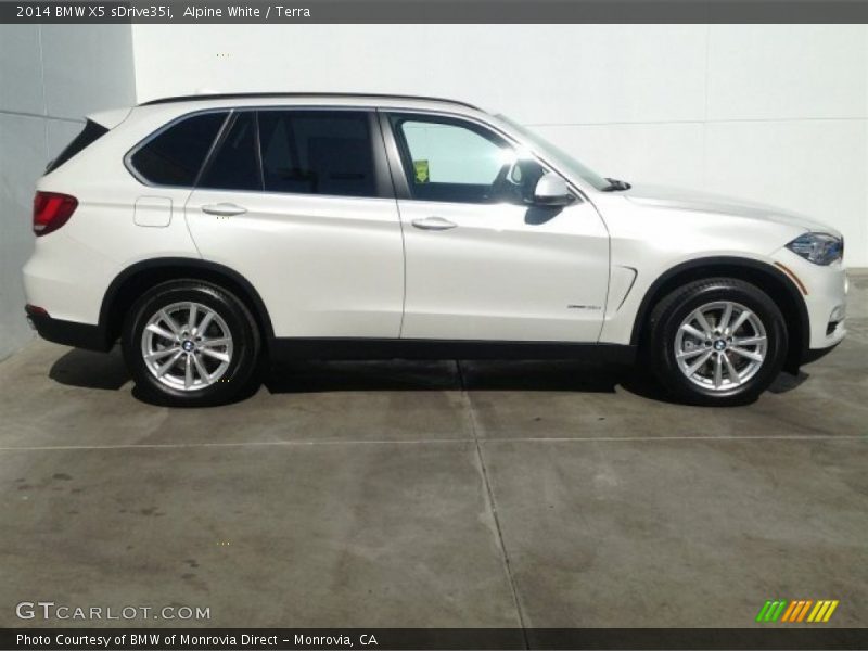 Alpine White / Terra 2014 BMW X5 sDrive35i