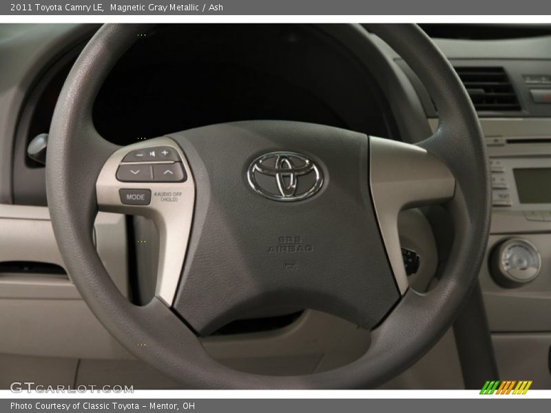 Magnetic Gray Metallic / Ash 2011 Toyota Camry LE