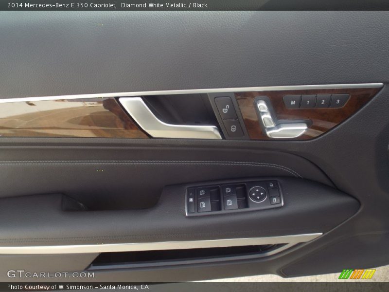 Diamond White Metallic / Black 2014 Mercedes-Benz E 350 Cabriolet