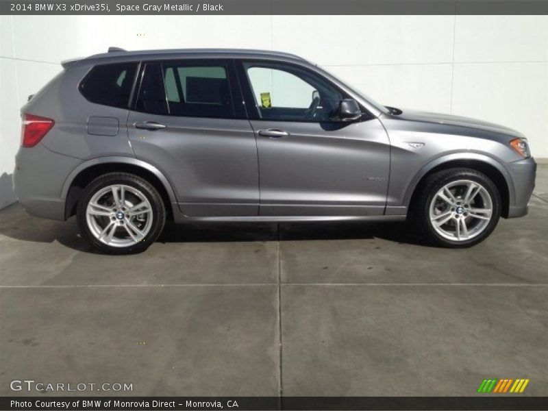 Space Gray Metallic / Black 2014 BMW X3 xDrive35i