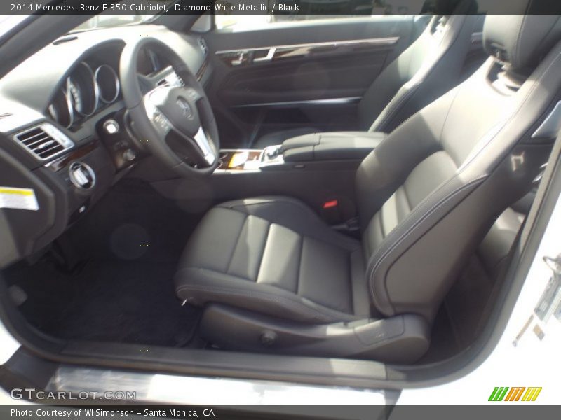 Diamond White Metallic / Black 2014 Mercedes-Benz E 350 Cabriolet