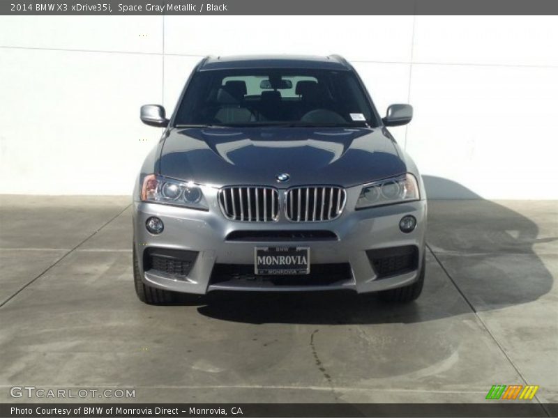 Space Gray Metallic / Black 2014 BMW X3 xDrive35i